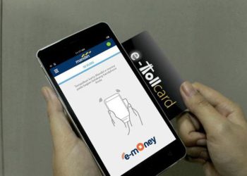 Cara Top Up E toll NFC