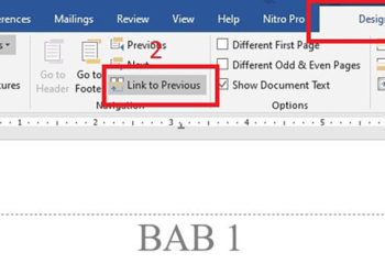 Cara Membuat Nomor Halaman di Microsoft Word