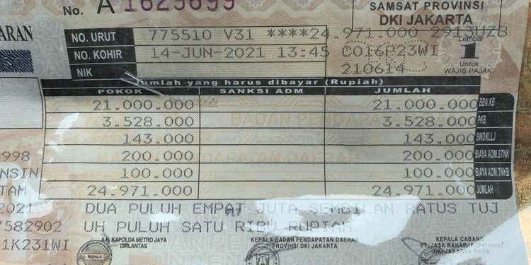 Cara Mengaktifkan Kembali STNK Mati