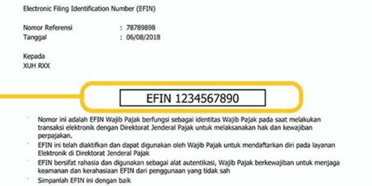 Cara Mengetahui EFIN Secara Online