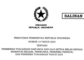 Isi PP Nomor 14 Tahun 2024 tentang THR dan Gaji ke-13