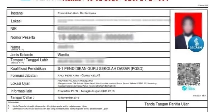 Cara Cetak Kartu Ujian SKD CPNS 2024