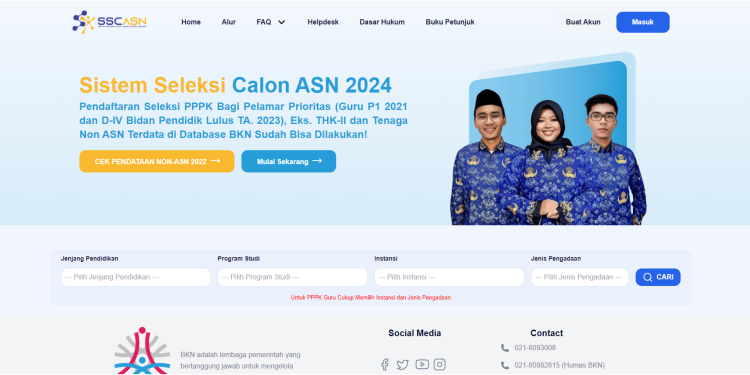 Cara Melihat Jadwal SKD CPNS 2024 di SSCASN BKN