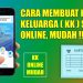 Cara Membuat Kartu Keluarga Secara Online