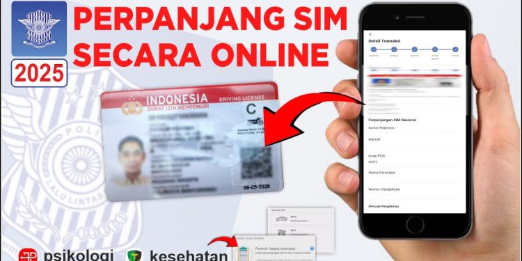 Cara Perpanjang SIM Online 2025, Lengkap!