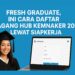 Cara Daftar Magang Kemnaker 2025 di Link Website