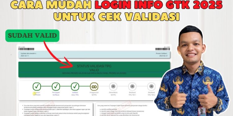Cara Login Cek Data GTK 2025