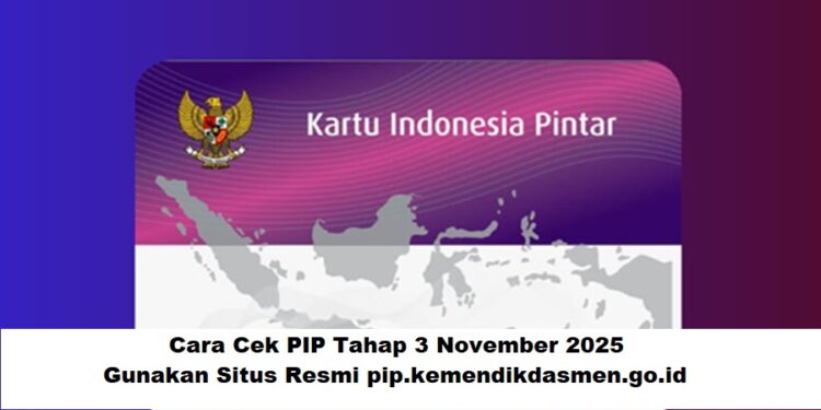 Cara Cek PIP Kemendikdasmen 2025 dan Syaratnya