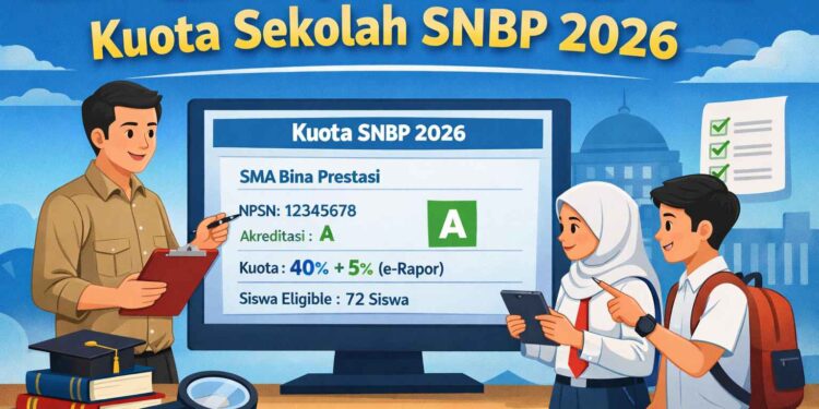 Cara Cek Kuota Sekolah SNBP 2026 Lengkap Cara Sanggahnnya