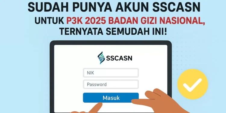 Cara Daftar PPPK BGN 2025 di SSCASN Tahun 2026