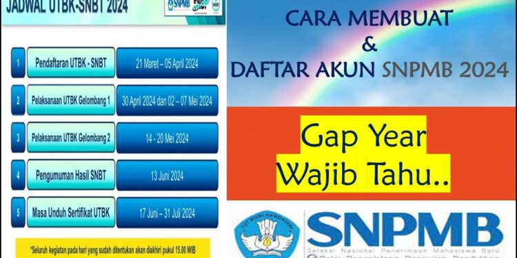 Cara Registrasi Akun SNPMB Siswa 2026 Untuk Gap Year