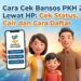 Cara Cek Penerima Bansos PKH dan BPNT Awal Maret 2026 Pakai HP