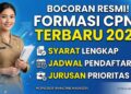 Jadwal, Syarat, Formasi, dan Cara Daftar CPNS 2026