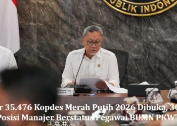 Lowongan 30.000 Manajer Kopdes Merah Putih 2026