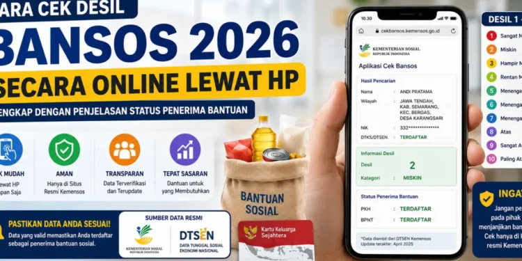 Cara Cek Desil Bansos 2026 Secara Online