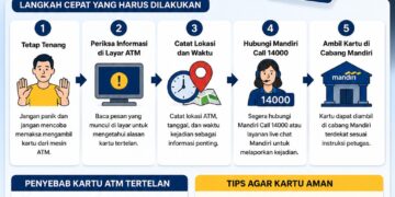 Cara Cepat Mengatasi Kartu ATM Mandiri Tertelan