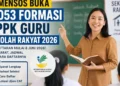 Cara Daftar Seleksi CASN PPPK Guru Sekolah Rakyat 2026