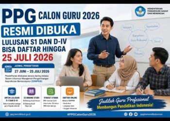 PPG Calon Guru 2026 Resmi Dibuka, Ini Syaratnya