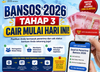 Bansos 2026 Tahap 3 Cair Mulai Hari Ini, Cek Desil dan Penerimanya