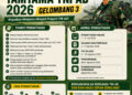 Syarat dan Jadwal Pendaftaran Tamtama TNI AD 2026 Gelombang 3