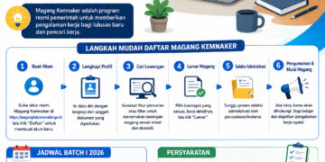 Cara Mudah Daftar Magang Kemnaker Batch I 2026, Berikut Jadwal dan Persyaratannya