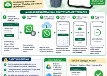 Cara Mengembalikan Chat WhatsApp Terhapus
