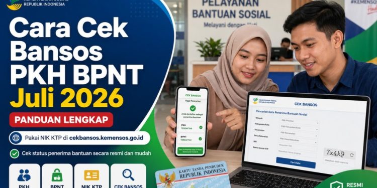 Cek Bansos Pakai NIK KTP di cekbansos.kemensos.go.id di Bulan Juli 2026