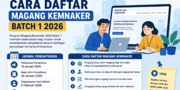 Jadwal Pendaftaran dan Cara Daftar Magang Kemnaker Batch 1 2026
