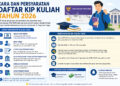Cara dan Persyaratan Daftar KIP Kuliah Tahun 2026