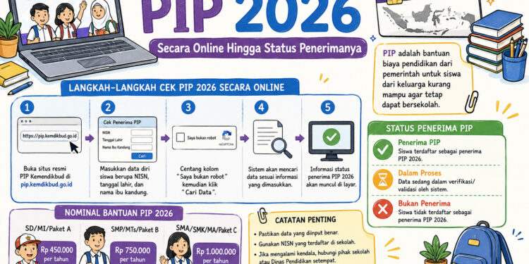 Cara Cek PIP 2026 Secara Online Hingga Status Penerimanya