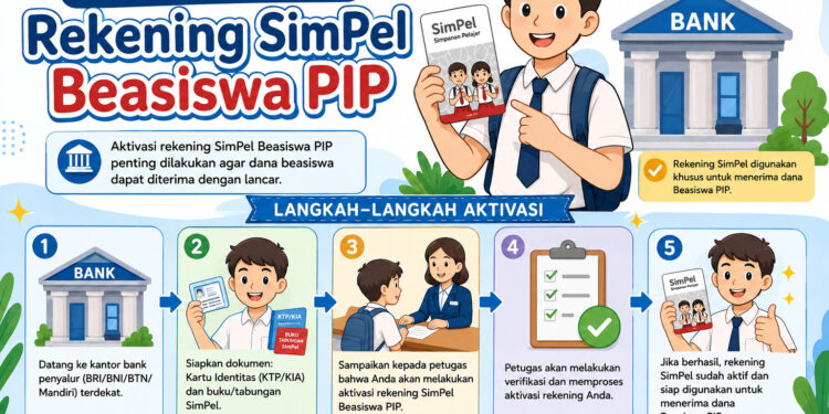 Cara Aktivasi Rekening SimPel Beasiswa PIP, Begini Caranya!