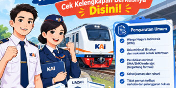 Syarat Daftar Rekrutmen KAI 2026, Cek Kelengkapan Berkasnya Disini!