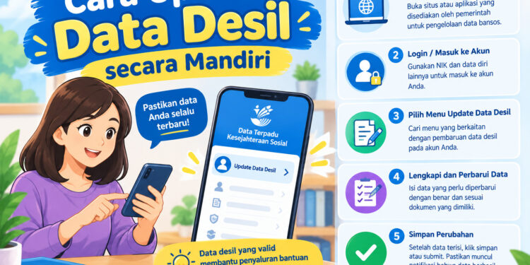 Cara Update Data Desil secara Mandiri