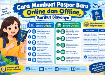 Cara Membuat Paspor Baru Online dan Offline, Berikut Biayanya
