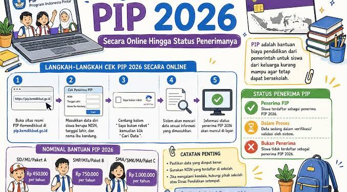 Tahapan Pencairan PIP 2026 Terbaru Lengkap Dengan Nominalnya