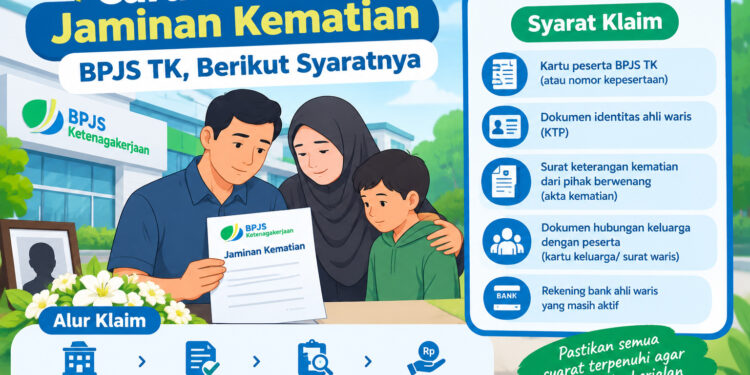 Cara Klaim Jaminan Kematian BPJS TK, Berikut Syaratnya
