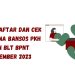 Cara Daftar dan Cek Penerima Bansos PKH dan BLT BPNT November 2023