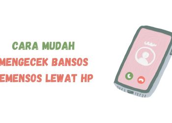 Cara Mudah Mengecek Bansos Kemensos Lewat HP