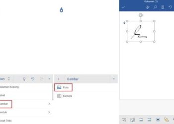 Cara Memasukan Scan Tanda Tangan di Word dengan Mudah