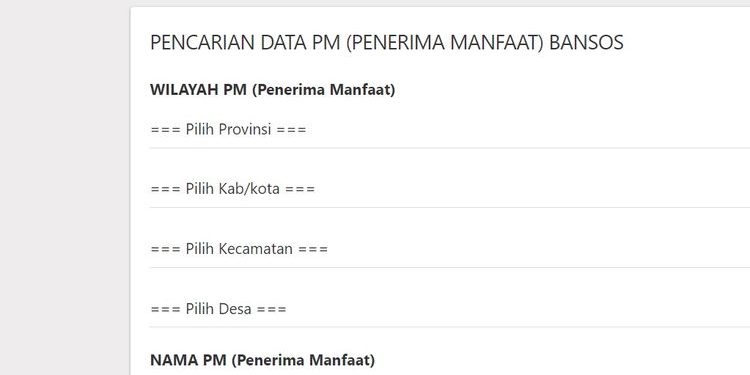 Catat! Kemensos Perbarui Data Penerima Bansos di DTKS