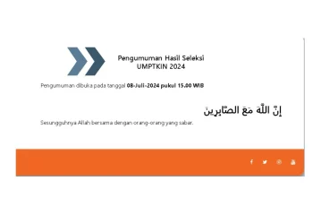 Link dan Cara Cek Pengumuman UMPTKIN 2024