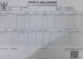 Cara Membuat KK Barcode Secara Online
