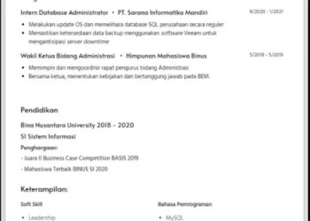 Cara Membuat CV ATS Friendly dan Contohnya