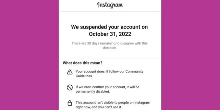 Cara Mengembalikan Akun Instagram yang Kena Suspend