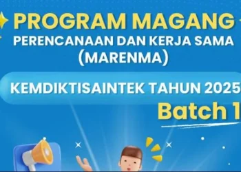 Pendaftaran Magang Marenma Batch I 2025 Kemendiktisaintek Dibuka, Ini Info Syarat dan Jadwal Lengkapnya