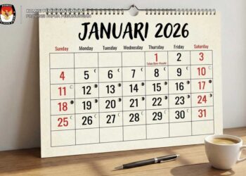 Kalender Januari 2026: Daftar Tanggal Merah & Long Weekend