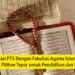 Rekomendasi PTS Dengan Fakultas Agama Islam di Medan 2026, Pilihan Tepat untuk Pendidikan dan Karier