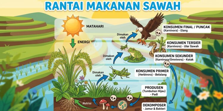 Perbedaan Rantai Makanan dan Jaring-Jaring Makanan