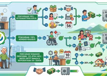 kapan JHT BPJS Ketenagakerjaan bisa dicairkan, cara mencairkan JHT, pencairan JHT BPJS Ketenagakerjaan, syarat pencairan JHT, JHT cair sebagian, JHT cair penuh, klaim JHT BPJS Ketenagakerjaan, pencairan JHT 10 persen, pencairan JHT 30 persen, syarat klaim JHT
