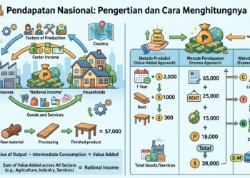 Pengertian Pendapatan Nasional dan Cara Menghitungnya